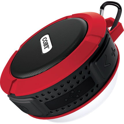 IXP7 Water-Resistant Bluetooth® Suction Speaker, Red