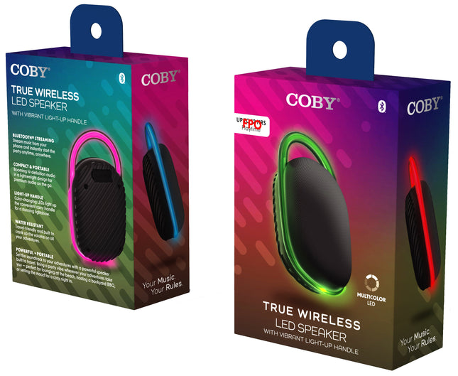 Trek Tone Portable LED Bluetooth Speaker