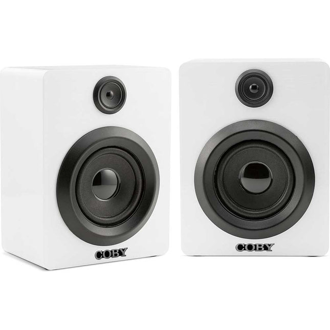 Bluetooth Studio Speakers with True Wireless Technology, White