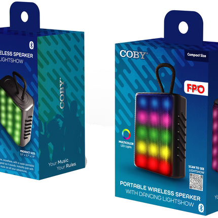 Portable Wireless LED Speaker