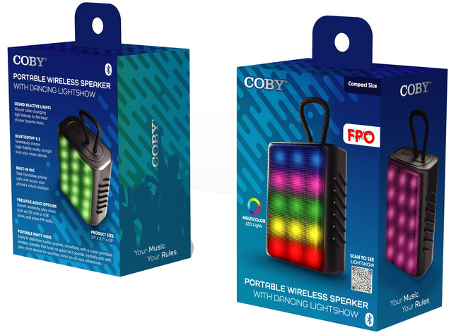 Portable Wireless LED Speaker