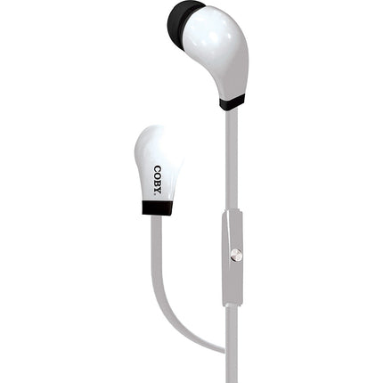 CVE-100-BLK Tangle Free Mini Stereo Earbuds