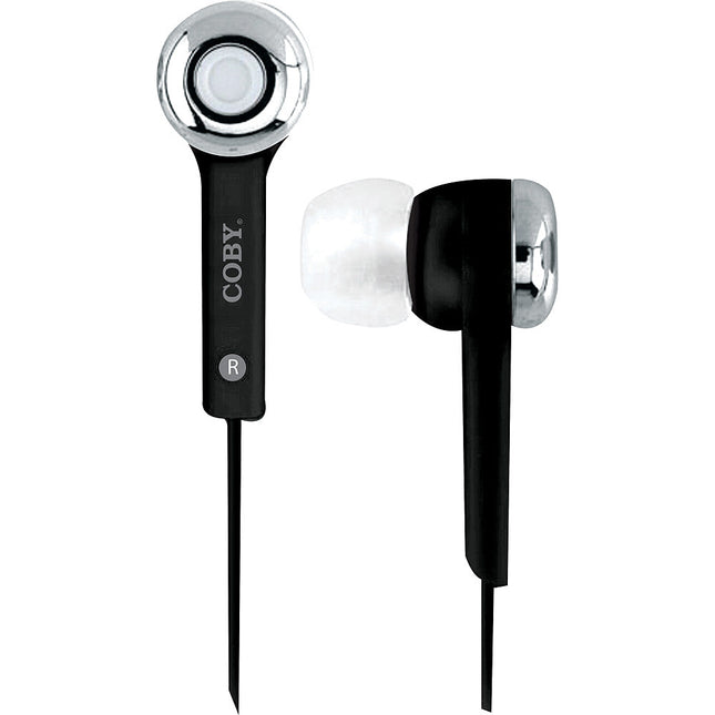 CVE-101-BLK Stereo Earbuds w/Mic