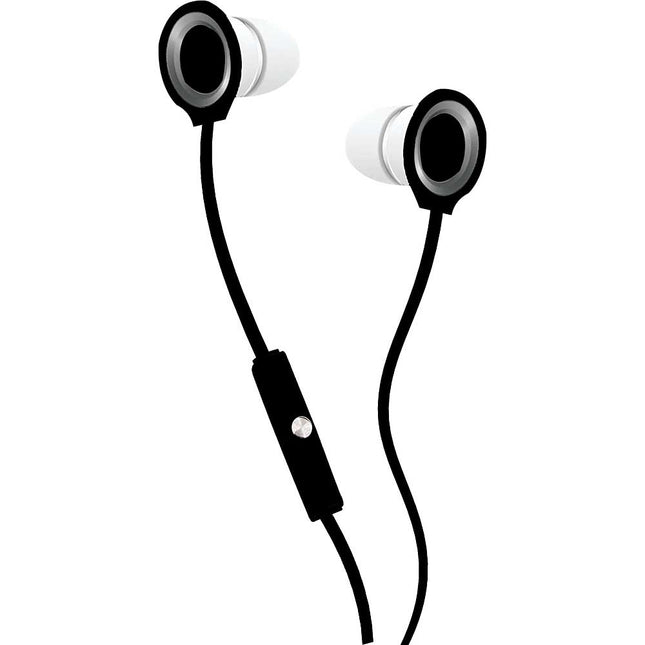 CVE-102-BLK Tangle Free Stereo Earbuds