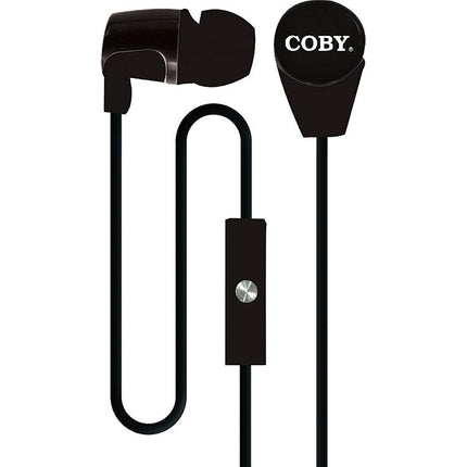 CVE-104-BLK Stereo Earbuds w/Mic