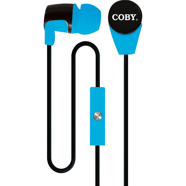 CVE-104-BLK Stereo Earbuds w/Mic