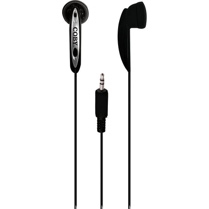CVE-105-BLK Stereo Earbuds, Black