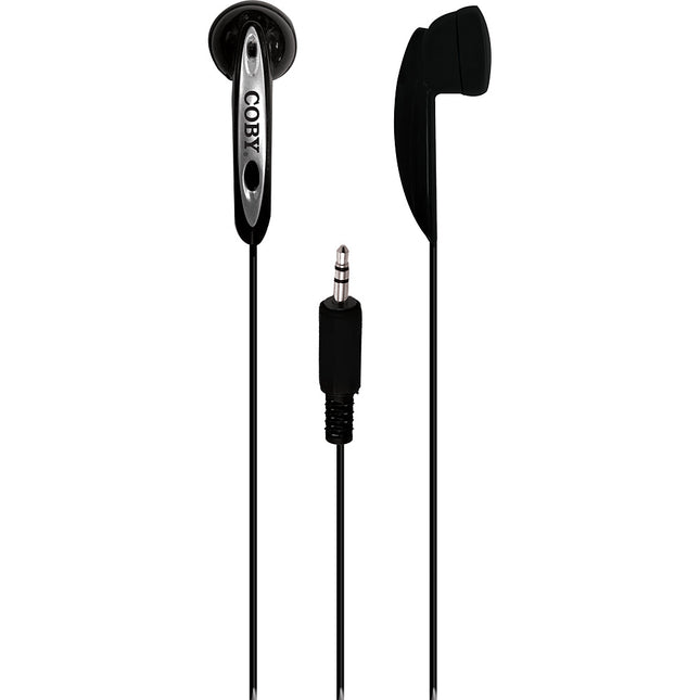 CVE-105-BLK Stereo Earbuds, Black