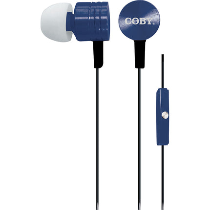 CVE-106-BLU Metallic Stereo Eatbuds, Blue