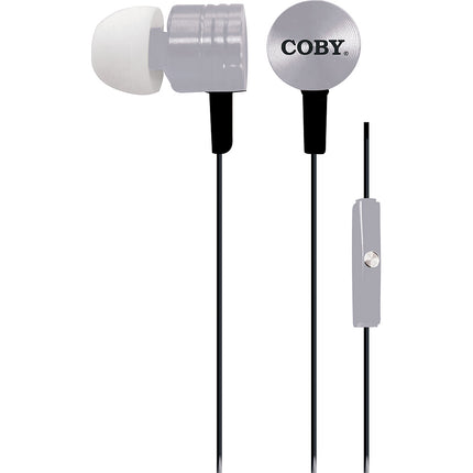 CVE-106-SLV Metallic Stereo Eatbuds, Silver