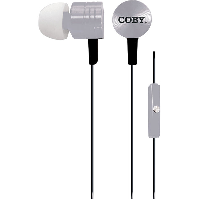 CVE-106-SLV Metallic Stereo Eatbuds, Silver
