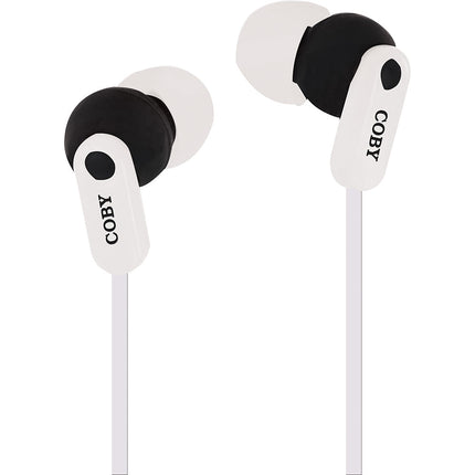 CVE-108-BLU Tangle Free Splash Stereo Earbuds