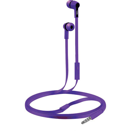 Earbuds w/Mic, Purple