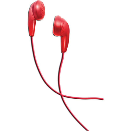 Stereo Earbuds, Red