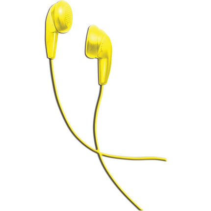 Stereo Earbuds, Yellow