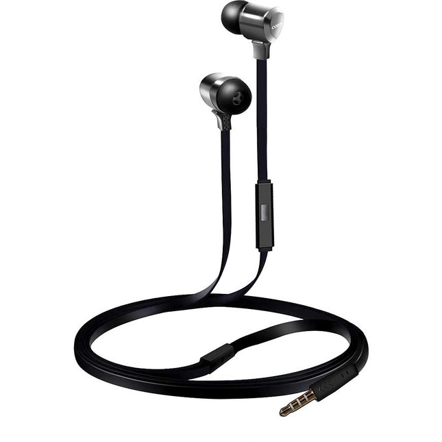 Earbuds w/Mic, Silver