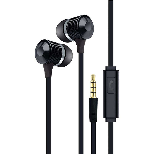 Tangle-Eree Stereo Earbuds w/Mic