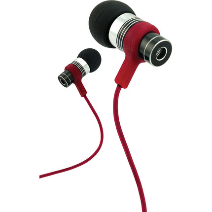 Fusion  Tangle Free Cable Metal Stereo Earbuds w/Mic