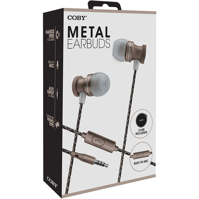 Stereo Earbuds, Gold