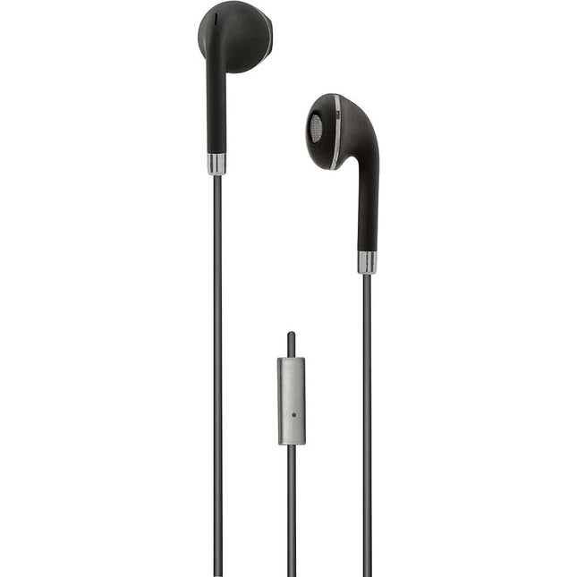 Stereo Earbuds, Black/Gray