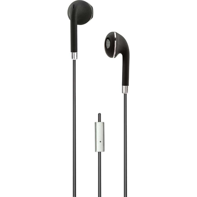 Stereo Earbuds, Black/Silver