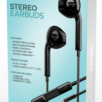 Stereo Earbuds with Microphone