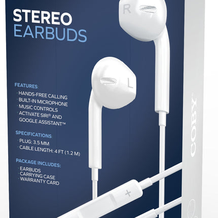 Stereo Earbuds with Microphone