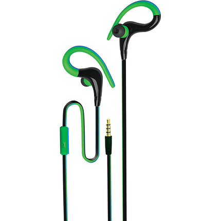 Intense Earbuds w/Mic, Green