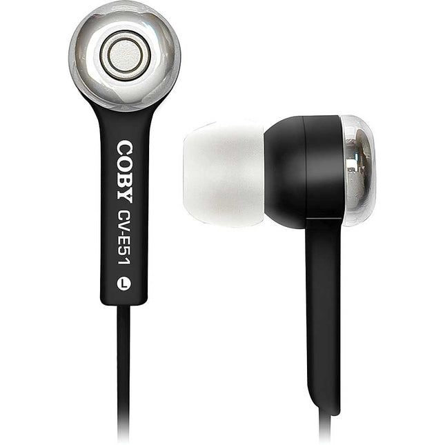 CVE52BK Isolation Earbuds, Black