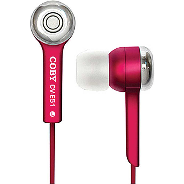 CVE52RD Isolation Earbuds, Red