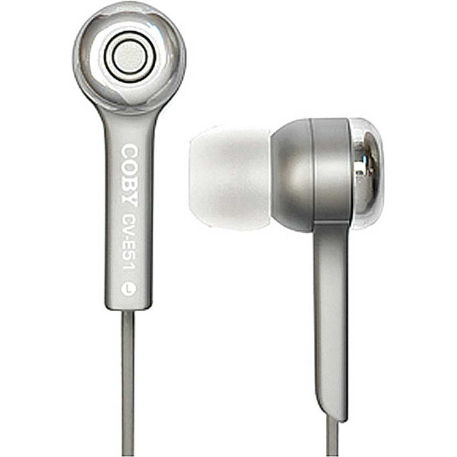 CVE52SL Isolation Earbuds, Silver