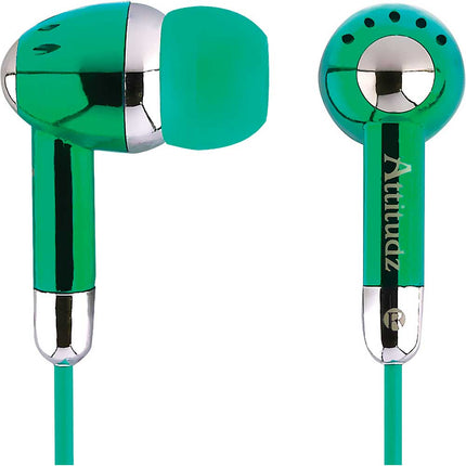 CVE53GRN Isolation Stereo Earbuds, Green
