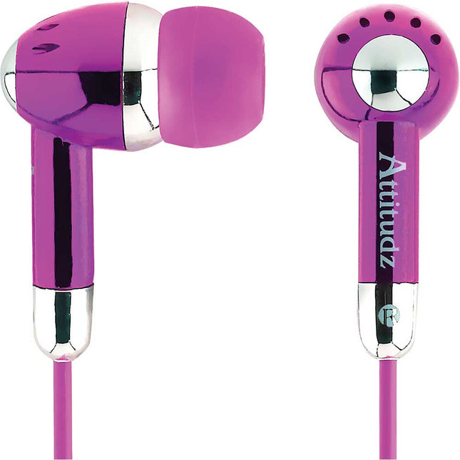 CVE53PUR Isolation Stereo Earbuds, Purple