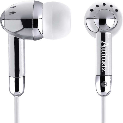 CVE53SVR Isolation Stereo Earbuds, Silver