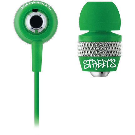 CVE55GR Jammerz Streets Earbuds, Green