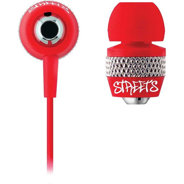 CVE55RD Jammerz Streets Earbuds, Red