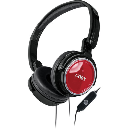 CVH-800-RED 2 in 1 Jammerz Xtra Headphone/earbuds, Red