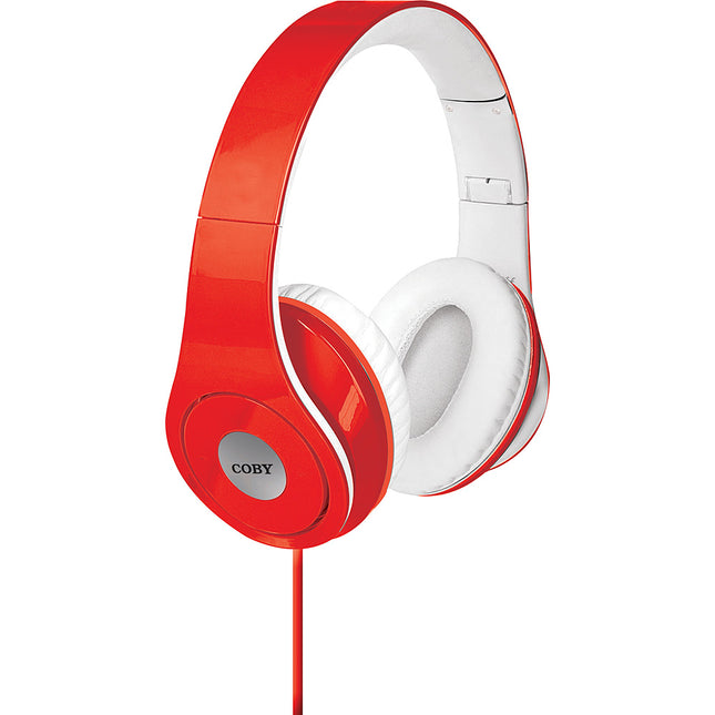 CVH-803-RED Jammerz Folding Headphones, Red