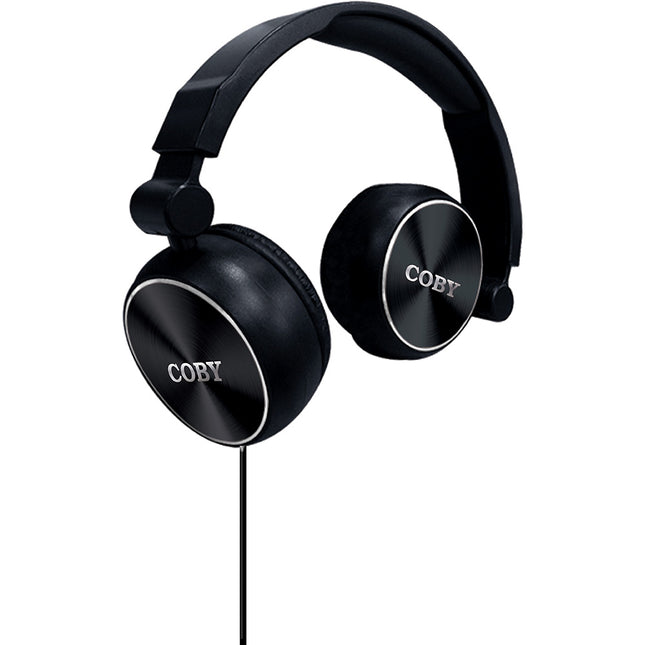 CVH-804-BLK Aluminum FOLDZ Headphones, Black