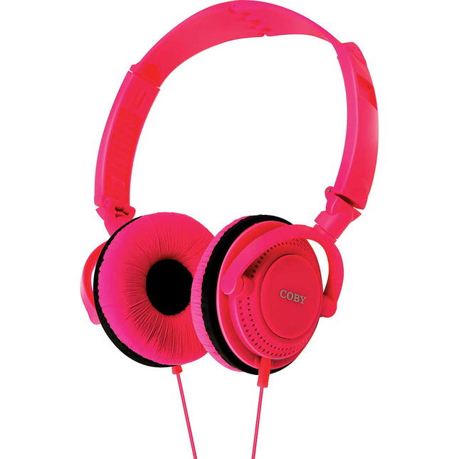 Twister Stereo Headphones, Pink