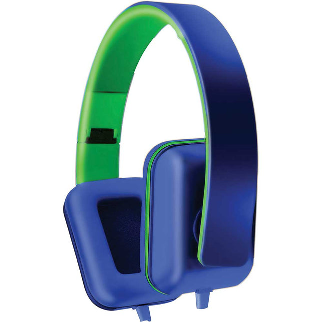 Colorbeat Stereo Headphones w/Mic, Blue