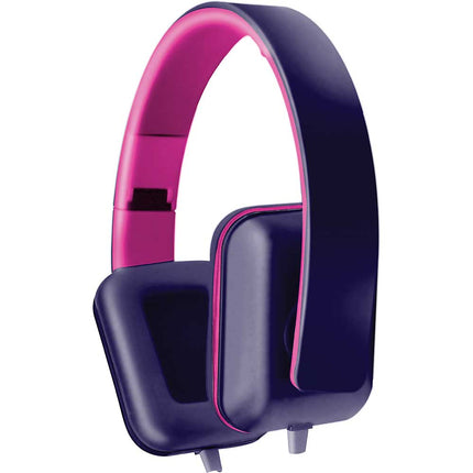 Colorbeat Stereo Headphones w/Mic, Purple