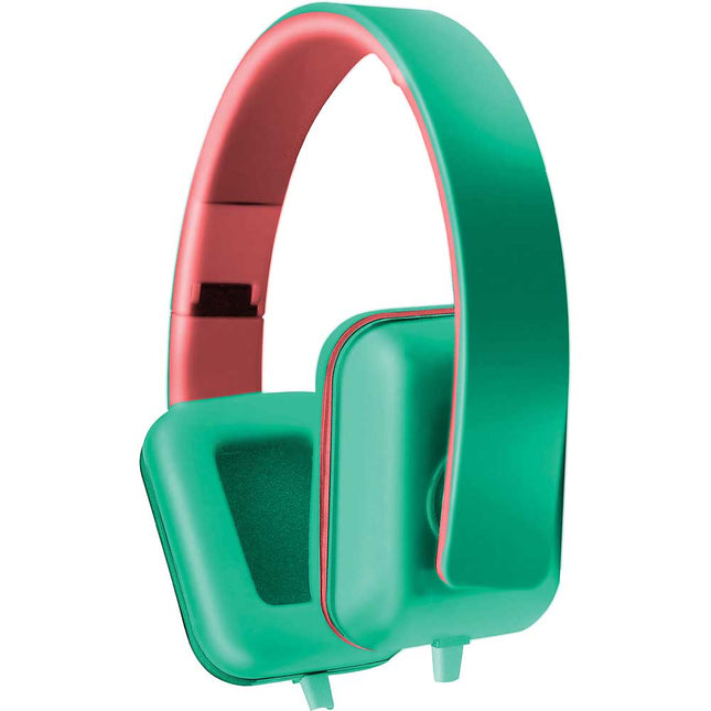 Colorbeat Stereo Headphones w/Mic, Teal