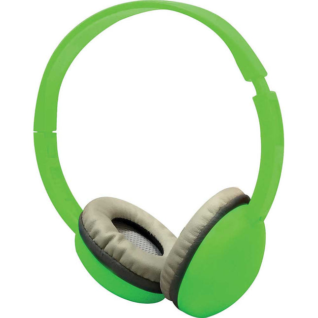 Color Kids Headphone w/Mic, Green