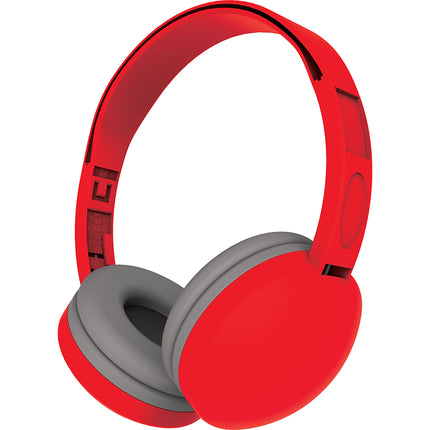 Color Kids Headphone w/Mic, Red