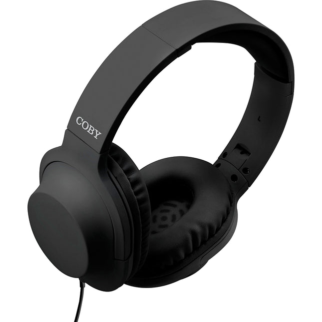 Super Bass Stereo Headphones w/Mic, Black