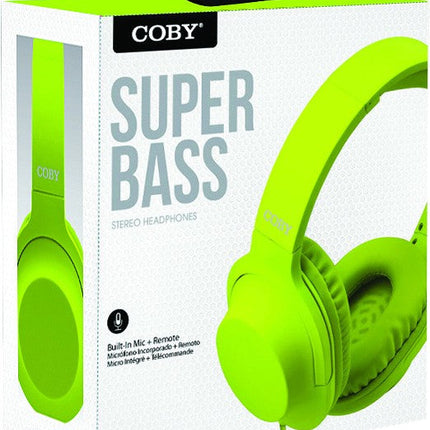 Super Bass Stereo Headphones w/Mic