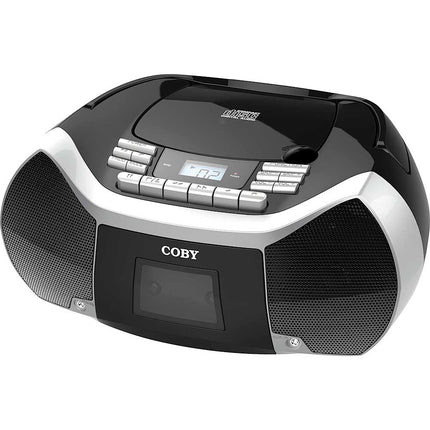 CD Cassette Radio Player/ Recorder, Black