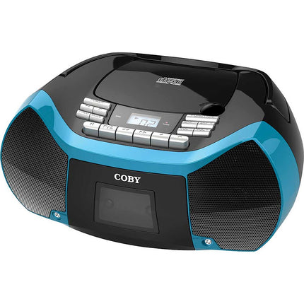 CD Cassette Radio Player/ Recorder, Blue