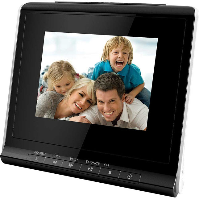 DP356 3.5" Digital Photo Album w/Alarm Clock